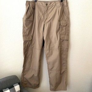 5.11 Tactical Mens Khaki Cargo Pants Size 38x30